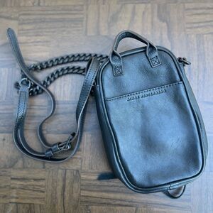 Aimee Kestenberg Tamitha Black Leather RFID Crossbody Bag